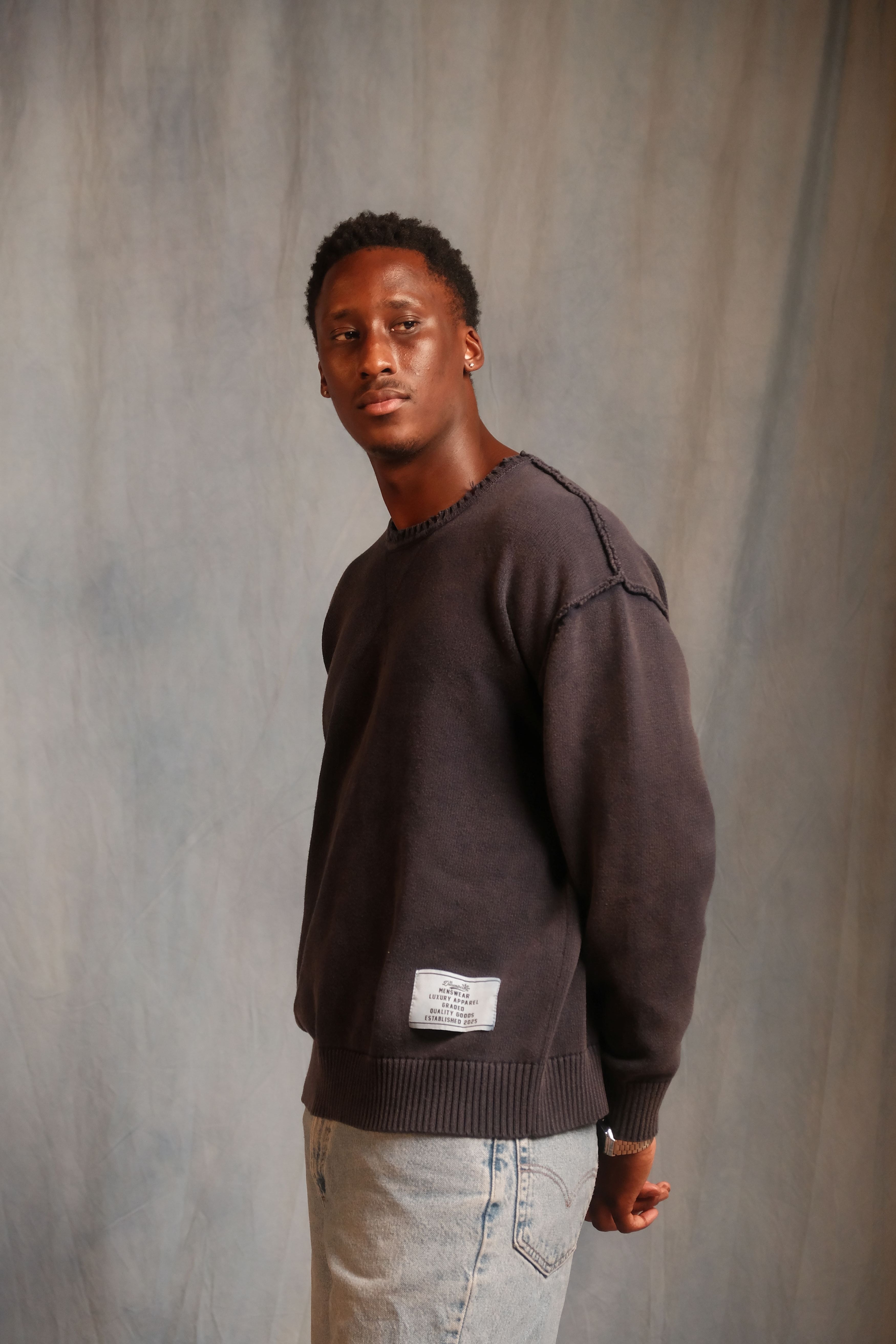 12 KNIT HEAVYWEIGHT CREW NECK