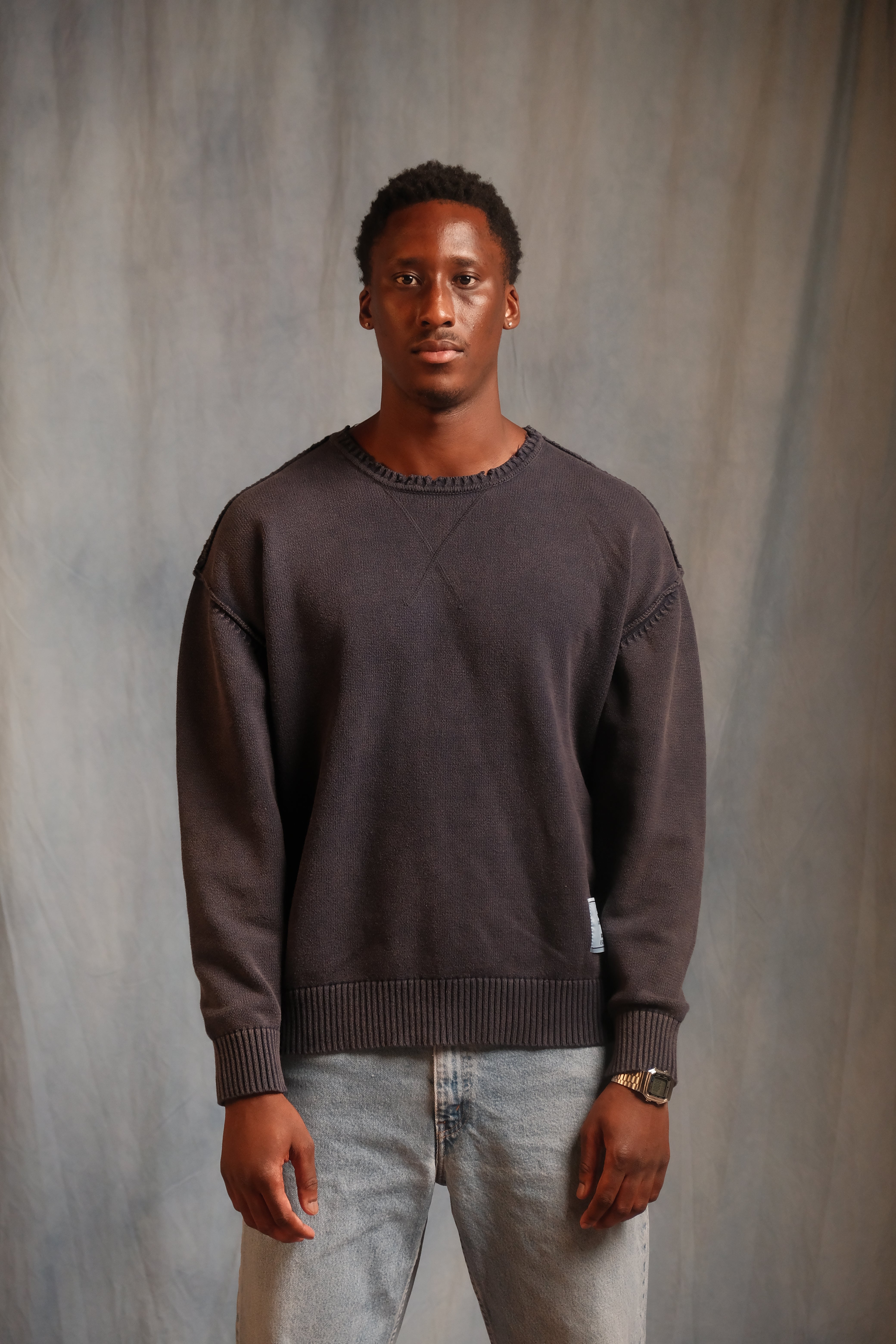 12 KNIT HEAVYWEIGHT CREW NECK