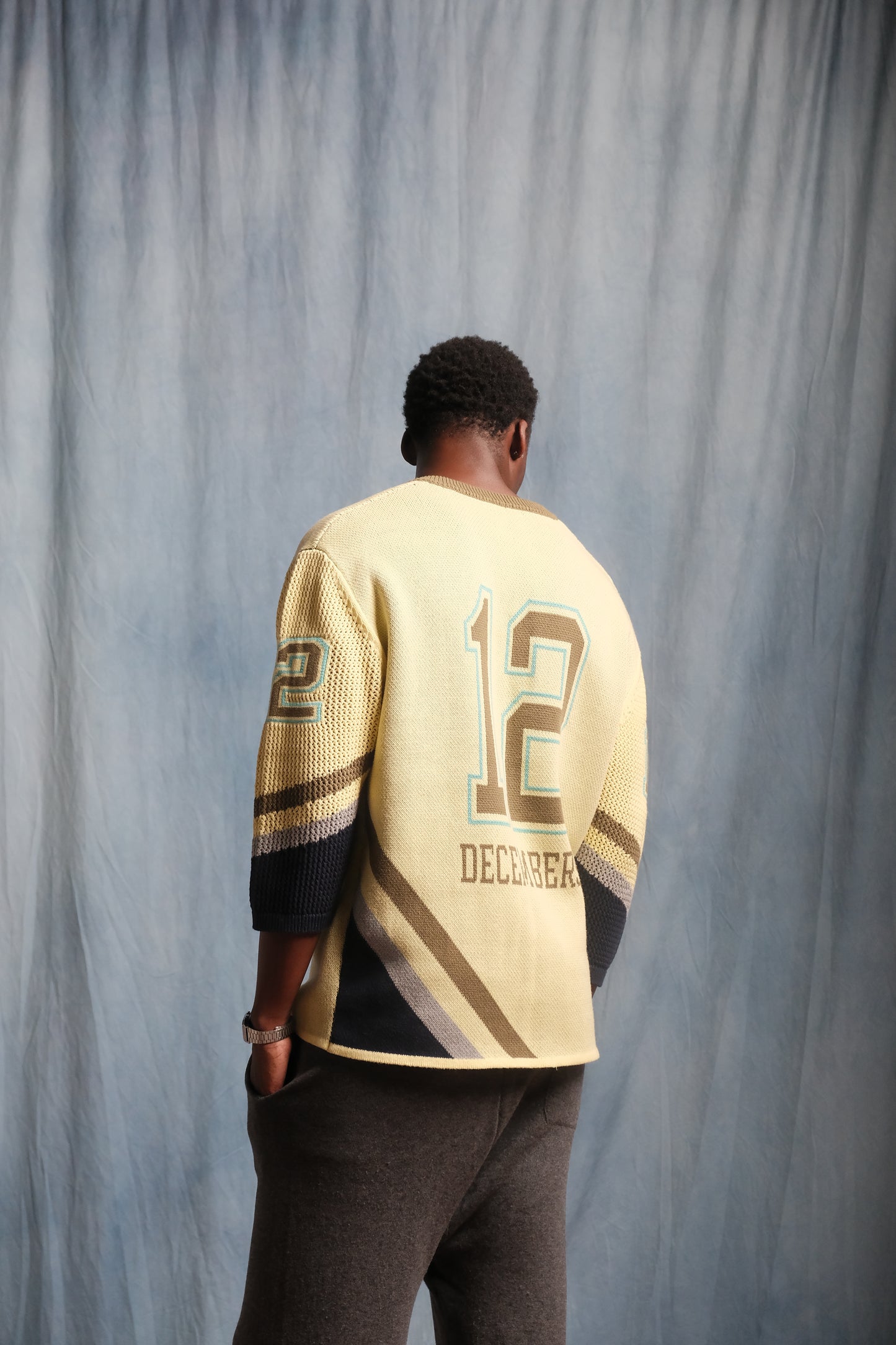12 MAUVE KNIT HOCKEY