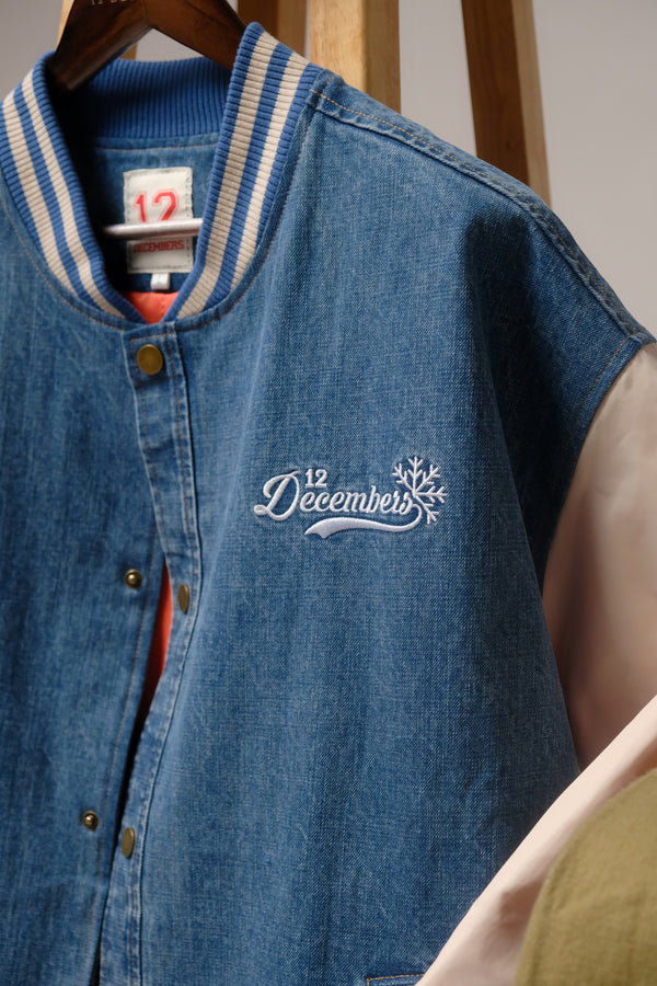 12 SELVEDGE DENIM VARSITY