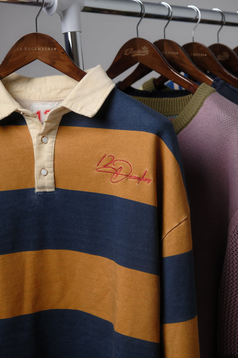 12 CORDUROY RUGBY GOLD