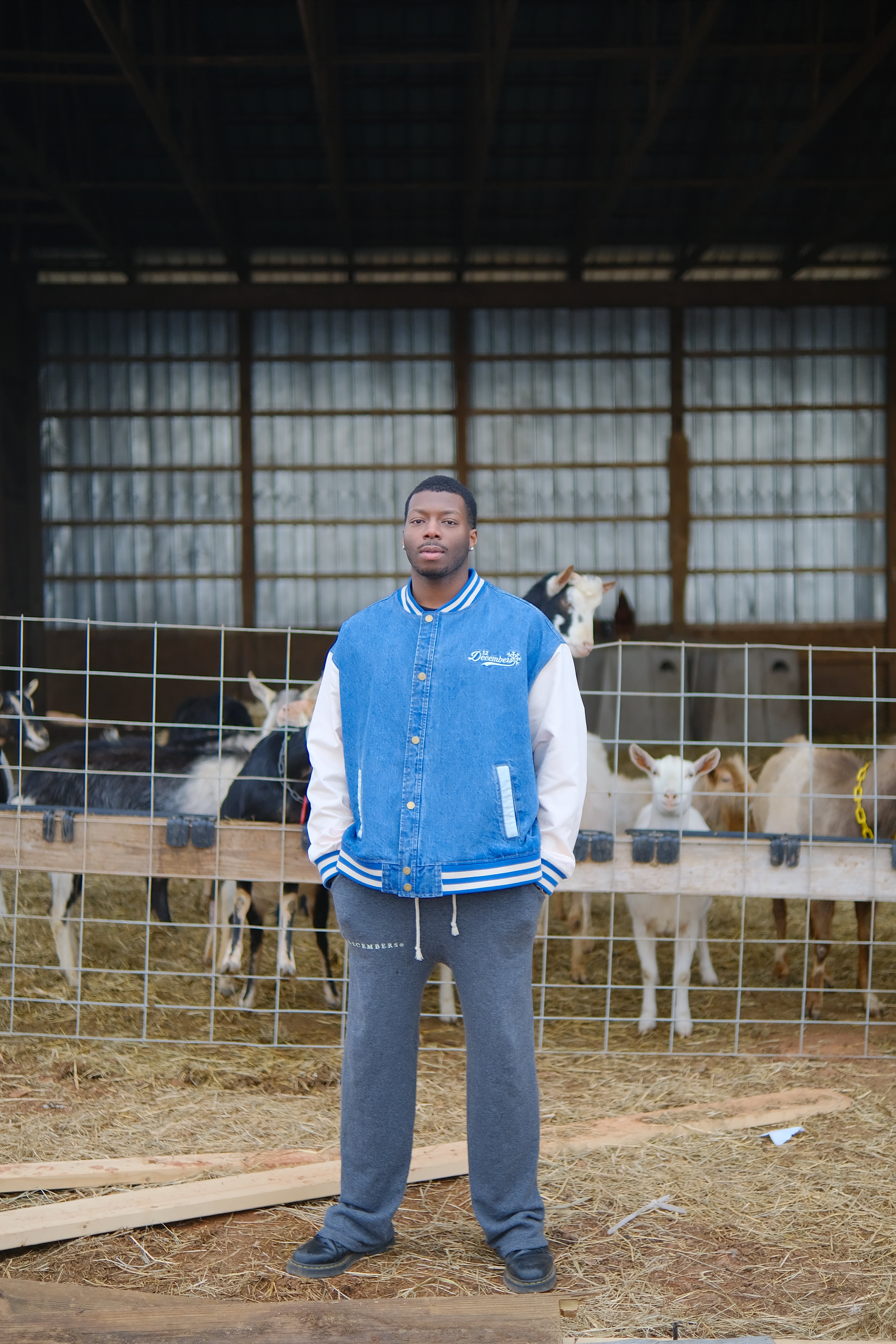 12 SELVEDGE DENIM VARSITY