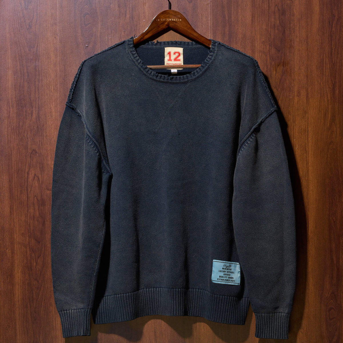 12 KNIT HEAVYWEIGHT CREW NECK