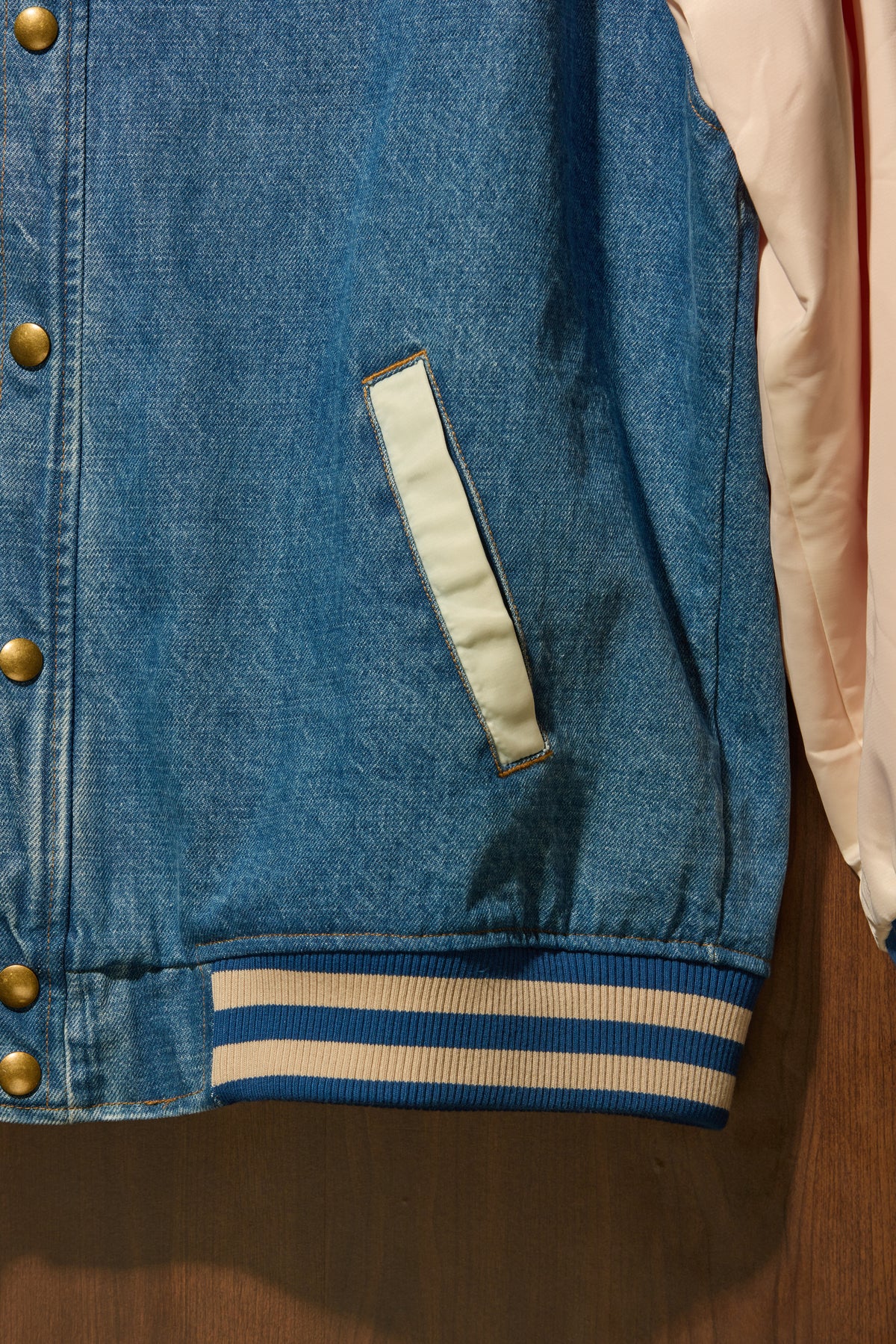 12 SELVEDGE DENIM VARSITY
